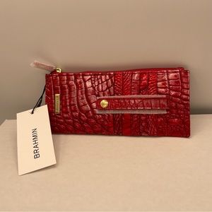 Brahmin Credit Card Wallet in Heartbreaker